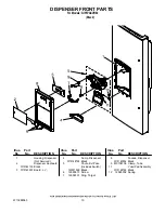 Предварительный просмотр 15 страницы Whirlpool GI5FVAXVB02 Parts List