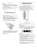 Предварительный просмотр 7 страницы Whirlpool GI6FARXXB00 Use And Care Manual