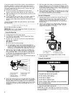 Предварительный просмотр 4 страницы Whirlpool GI6FDRXXY User Manual