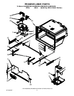 Предварительный просмотр 11 страницы Whirlpool GI6SDRXXB00 Cabinet Parts