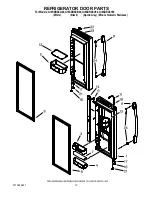 Предварительный просмотр 13 страницы Whirlpool GI6SDRXXB00 Cabinet Parts