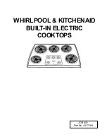 Предварительный просмотр 1 страницы Whirlpool GJC3034G Owner'S Manual