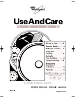 Whirlpool GJC3034H Use And Care Manual предпросмотр