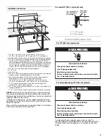Предварительный просмотр 3 страницы Whirlpool GJC3034RC - Pure 30 Inch Smoothtop Electric Cooktop Installation Instructions Manual