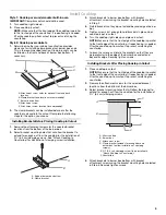 Предварительный просмотр 5 страницы Whirlpool GJC3034RC - Pure 30 Inch Smoothtop Electric Cooktop Installation Instructions Manual