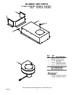 Предварительный просмотр 3 страницы Whirlpool GJD3044RB01 Parts List