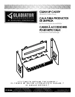 Whirlpool Gladiator CLEAN UP CADDY Assembly Instructions preview