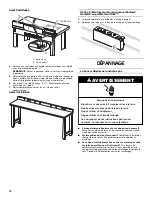 Preview for 14 page of Whirlpool Gladiator GAAC68PSDG Installation Instructions Manual