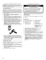 Предварительный просмотр 34 страницы Whirlpool Gladiator Garageworks Freezerator GAFZ21XXMK00 Use And Care Manual