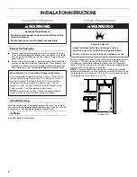 Preview for 4 page of Whirlpool Gladiator Garageworks Freezerator GAFZ21XXRK01 Use And Care Manual