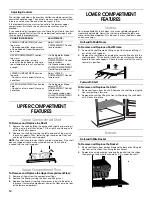 Preview for 10 page of Whirlpool Gladiator Garageworks Freezerator GAFZ21XXRK01 Use And Care Manual