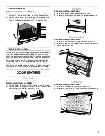 Preview for 11 page of Whirlpool Gladiator Garageworks Freezerator GAFZ21XXRK01 Use And Care Manual