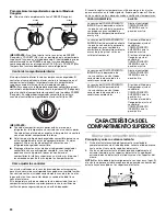 Preview for 24 page of Whirlpool Gladiator Garageworks Freezerator GAFZ21XXRK01 Use And Care Manual