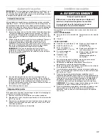 Preview for 37 page of Whirlpool Gladiator Garageworks Freezerator GAFZ21XXRK01 Use And Care Manual