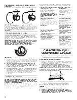 Preview for 40 page of Whirlpool Gladiator Garageworks Freezerator GAFZ21XXRK01 Use And Care Manual