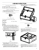 Preview for 3 page of Whirlpool Gladiator GAWG28FVEW Assembly Instructions Manual