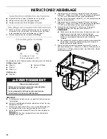 Предварительный просмотр 16 страницы Whirlpool Gladiator W10293036A Assembly Instructions Manual