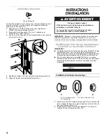 Предварительный просмотр 18 страницы Whirlpool Gladiator W10293036A Assembly Instructions Manual