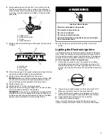 Предварительный просмотр 17 страницы Whirlpool GLT3057 Owner'S Manual