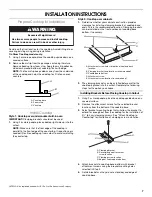 Preview for 7 page of Whirlpool  GLT3657RB Installation Instructions Manual