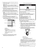 Preview for 8 page of Whirlpool  GLT3657RB Installation Instructions Manual