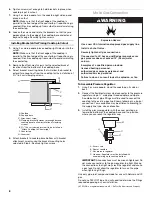 Предварительный просмотр 8 страницы Whirlpool  GLT3657RB Installation Instructions Manual