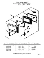 Preview for 8 page of Whirlpool GM8155XJB2 Parts List