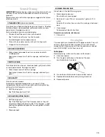 Preview for 13 page of Whirlpool GMC275 Use And Care Manual