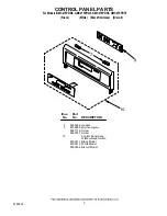 Preview for 3 page of Whirlpool GMC275PDB6 Parts List