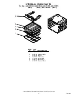 Предварительный просмотр 6 страницы Whirlpool GMC275PDB6 Parts List