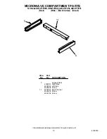 Предварительный просмотр 10 страницы Whirlpool GMC275PDB6 Parts List