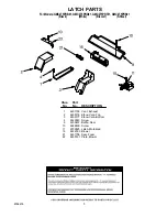 Предварительный просмотр 5 страницы Whirlpool GMC275PRB01 Parts List