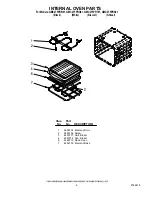 Предварительный просмотр 6 страницы Whirlpool GMC275PRB01 Parts List