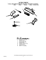 Предварительный просмотр 5 страницы Whirlpool GMC305PRB01 Parts List