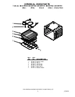 Предварительный просмотр 6 страницы Whirlpool GMC305PRB01 Parts List