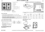 Whirlpool GMF6422 Product Description Sheet предпросмотр