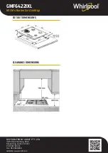 Предварительный просмотр 2 страницы Whirlpool GMF6422IXL Manual