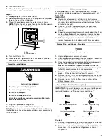 Preview for 5 page of Whirlpool Gold G2IXEFMWS User Instructions