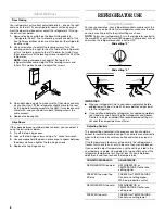 Preview for 8 page of Whirlpool Gold G2IXEFMWS User Instructions