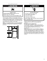 Preview for 3 page of Whirlpool Gold G9RXXFMW User Instructions