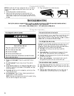 Preview for 10 page of Whirlpool Gold G9RXXFMW User Instructions