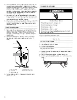 Предварительный просмотр 6 страницы Whirlpool Gold GB2SHDXP Use And Care Manual