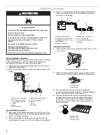 Preview for 8 page of Whirlpool Gold GFG471LV Installation Instructions Manual