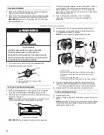 Preview for 14 page of Whirlpool Gold GFG471LV Installation Instructions Manual