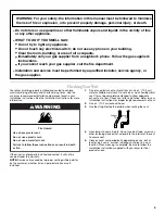 Preview for 3 page of Whirlpool Gold GGQ9800PB0 User Instructions