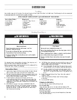 Preview for 4 page of Whirlpool Gold GGQ9800PB0 User Instructions