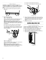 Предварительный просмотр 8 страницы Whirlpool Gold GI0FSAXV User Instructions