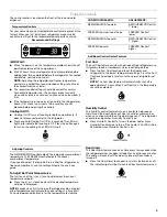 Предварительный просмотр 9 страницы Whirlpool Gold GI0FSAXV User Instructions