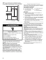 Предварительный просмотр 20 страницы Whirlpool Gold GI0FSAXV User Instructions