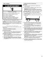 Предварительный просмотр 39 страницы Whirlpool Gold GI0FSAXV User Instructions